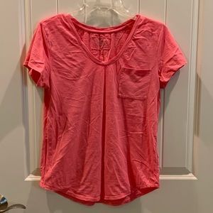 LOFT s/s salmon tee, size S